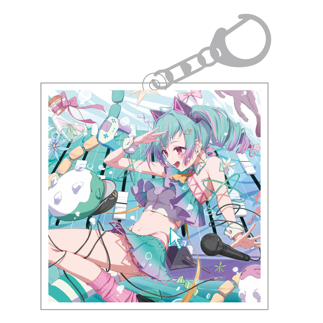 [DELUTAYA] Release commemorative limited acrylic keychain