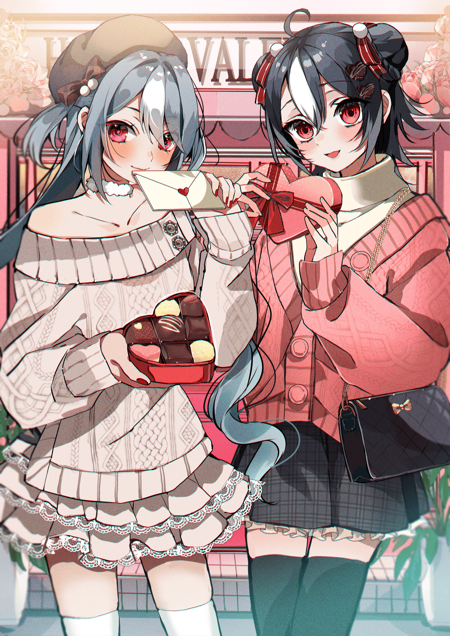 【夜乃すみ】直筆サイン入りバレンタインポストカード【数量限定】