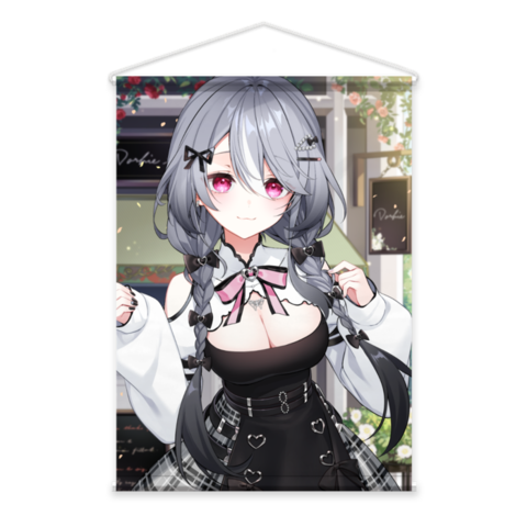 【夜乃すみ】4周年記念限定ダブルスエードタペストリー