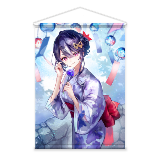 【夜乃すみ】タペストリー（浴衣黒Ver.）【数量限定】